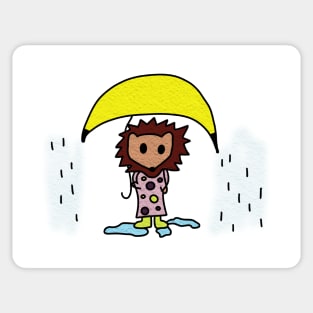 Rainy Day Nanner Sticker